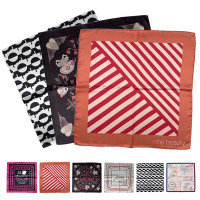 21'' x 21'' Poly Silk Square Scarf