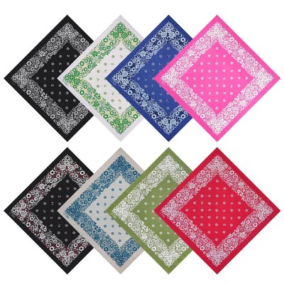 22" x 22" Cotton Bandanna