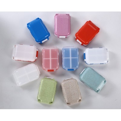 8 Compartment Travel Pill Organizer Box