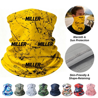 Full Color Dye Sublimated Gaiter/Gator/Bandana Mask