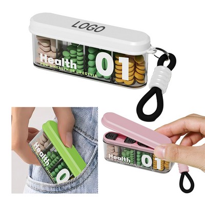 Travel Pill Organizer Box