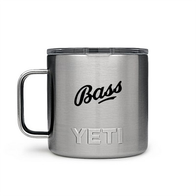 Laser Engraved YETI Rambler 14 Oz. Non Stackable Mug