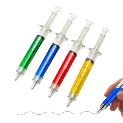 Retractable Syringe Ballpoint Pen