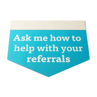 USA Made Synthetic Ribbon (2.5"x3") Rectangle Pointed Tip