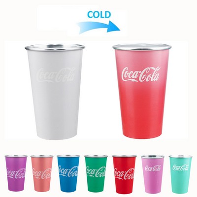 15OZ Cold Color Changing Aluminum Cups
