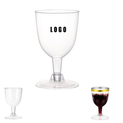 6 oz Clear Disposable Wine Glass
