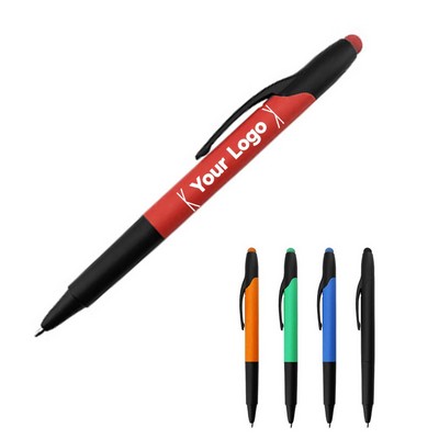Promotional Pen with Stylus & Highlighter