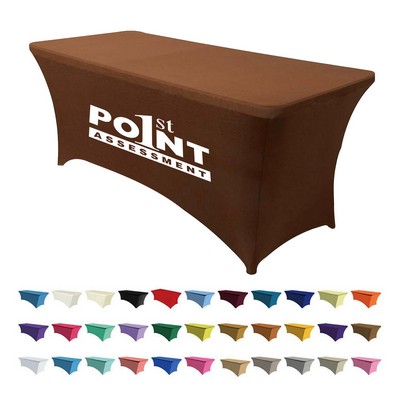6' Premium Elastic Table Cover(3-Sided)