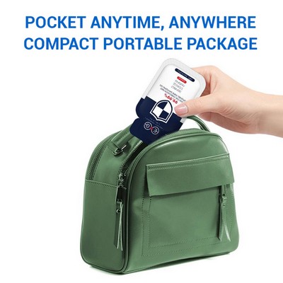 0.07 Oz. Packet Hand Sanitizer Gel - Ocean