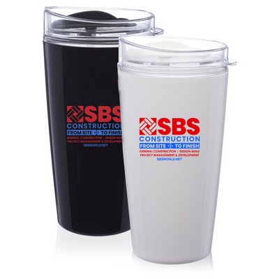16 oz. Verano Plastic Coffee Tumblers