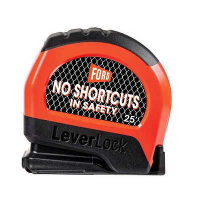 Stanley® Tools 25' High-Visibility Magnetic LEVERLOCK® Tape Measure, Made in USA