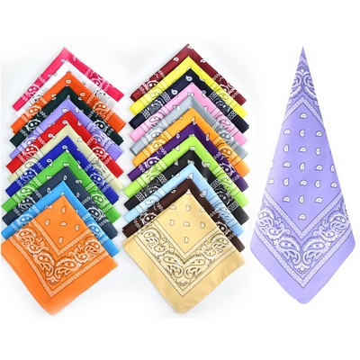 Classic Paisley Cotton Bandannas