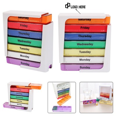 4.33'' X 4.84'' X 1.49'' Weekly Pill Organizer