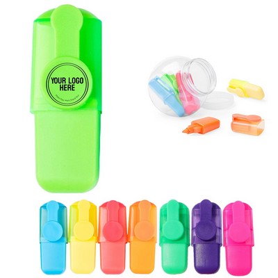 Mini Highlighter Set in Clear Jar