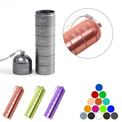 Metal Travel Pill Box