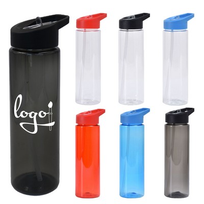 24oz Plastic Straw Cup