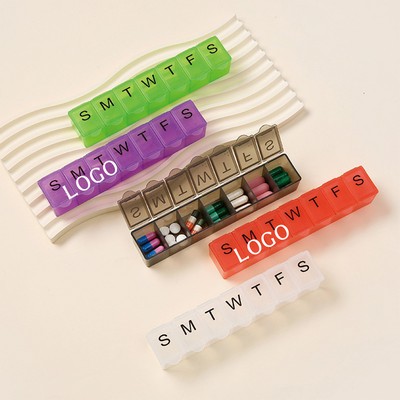 7-Day Medication Organizer Pill Box