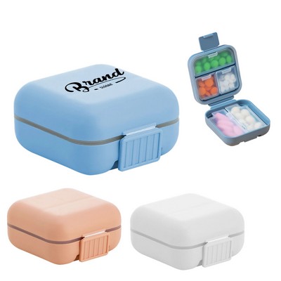 5 Section Sealed Pill Box