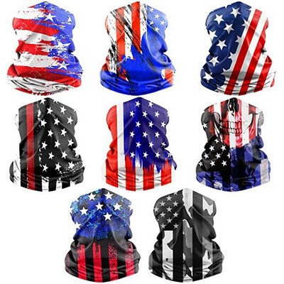 Custom Design Milk Silk Fabric Seamless Tube Bandana