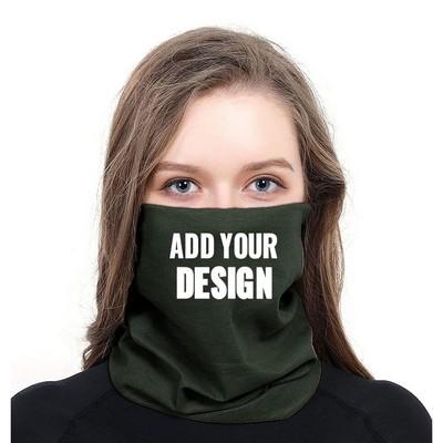 Custom Seamless Neck Gaiter Face Mask Bandana