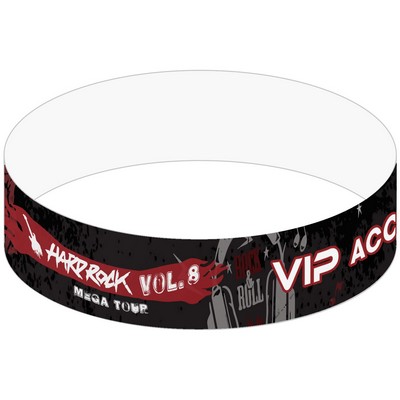 3/4" Full Color Tyvek Wristband